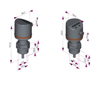 3D модель Датчик потока SI6600 IFM
