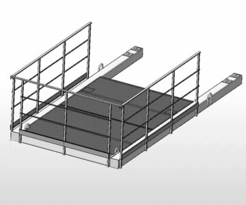 3D модель Площадка выносная строительная 2300х3000 мм