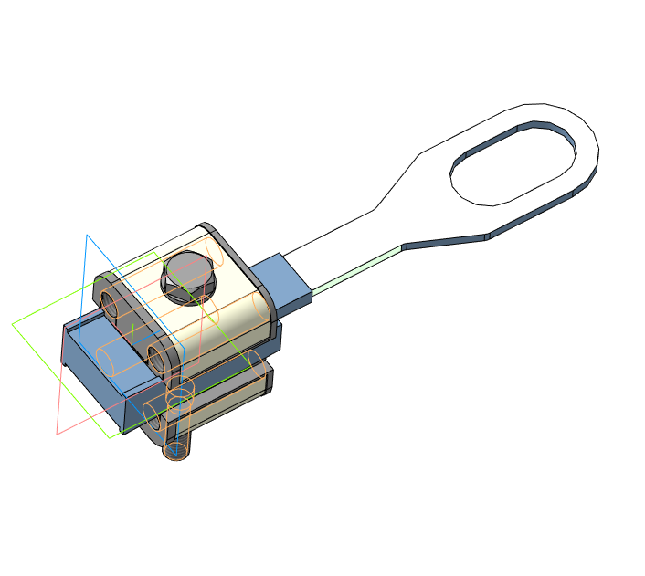 3D модель Зажимы PSP 122, GUKo, GUKp2, GUKp4 SICAME