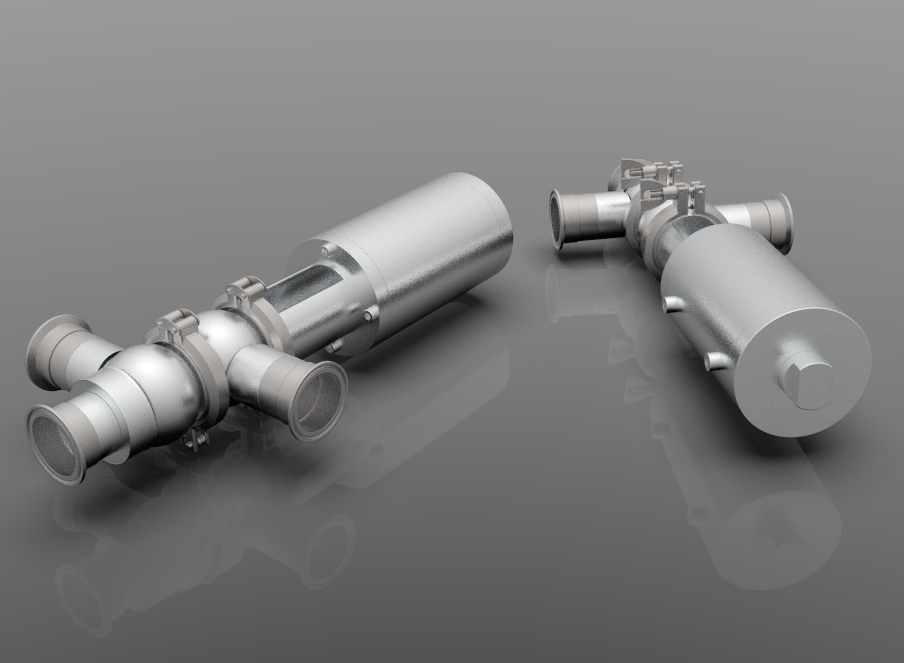 Чертеж Распределительный односедельный клапан Inoxpa-50.8- 4