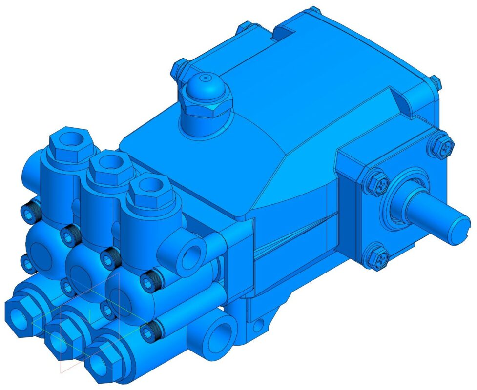 3D модель Плунжерный насос 5CP3120CSS