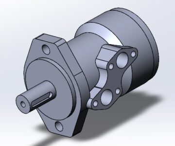 3D модель Гидромотор BMP-80CC