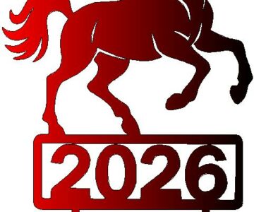Чертеж Подставка на новый год 2026