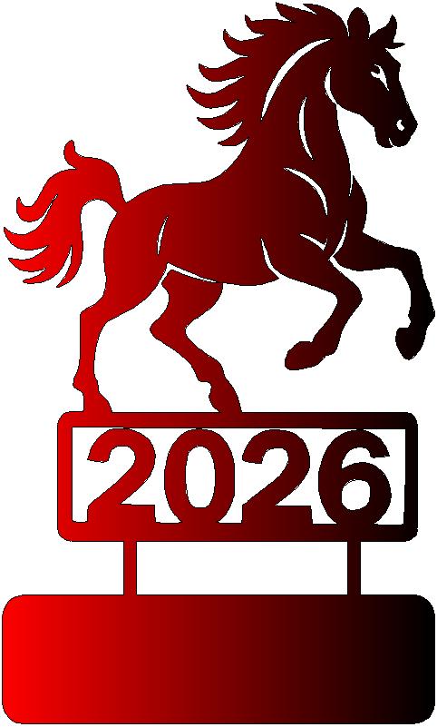 Чертеж Подставка на новый год 2026