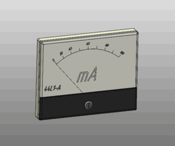 3D модель Амперметр 44L1-A