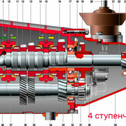 Чертеж Чертёж коробки передач ВАЗ-2107