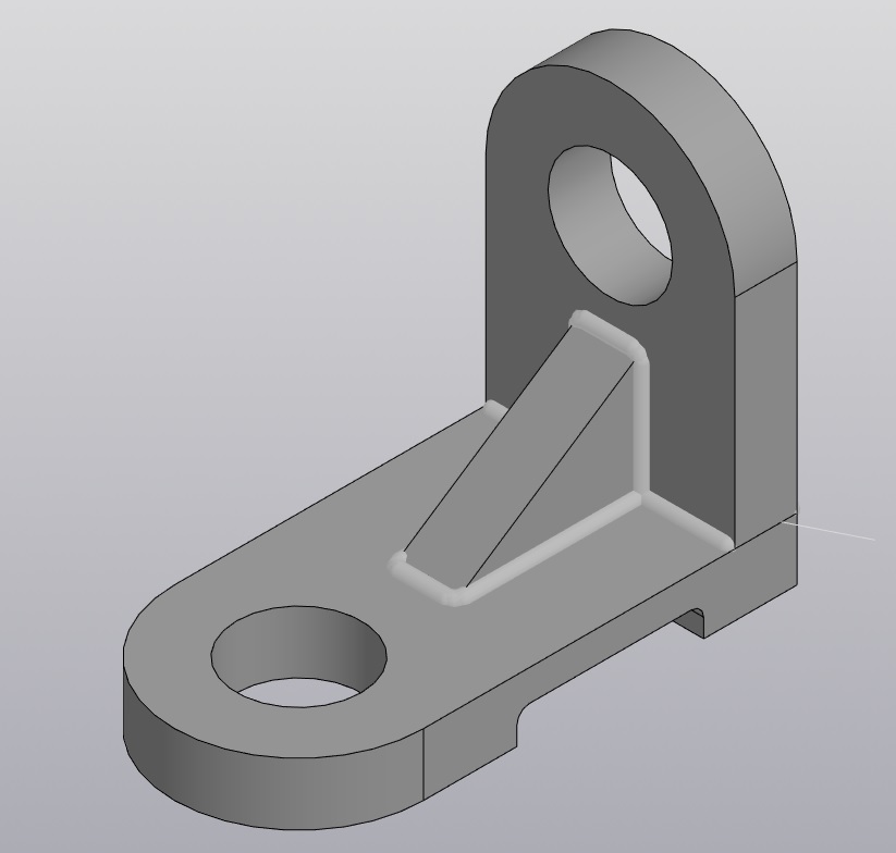 3D модель Набор металлических кронштейнов