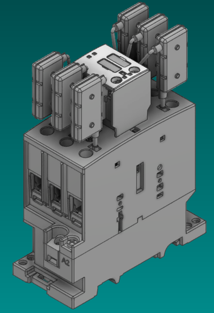 3D модель Контактор 1762264459_40_VSK_40_10_230V_5060Hz номинал 40 А