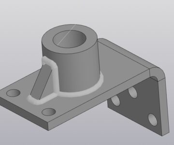 3D модель Набор металлических кронштейнов