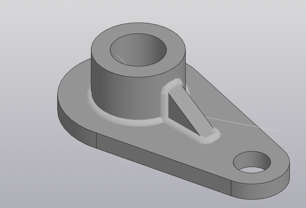 3D модель Набор металлических кронштейнов