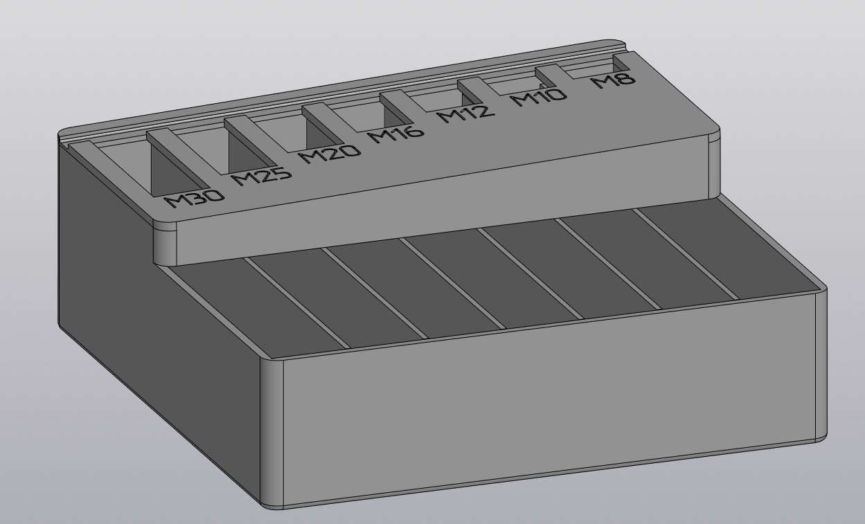 3D модель Сортер для винтов