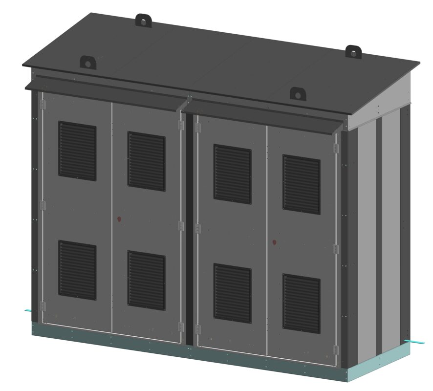 3D модель БМЗ для шкафа учета электроэнергии