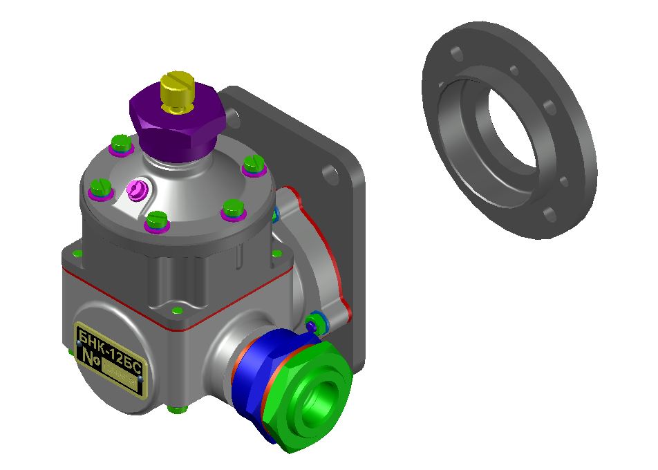3D модель Бензиновый насос БНК-12БС.