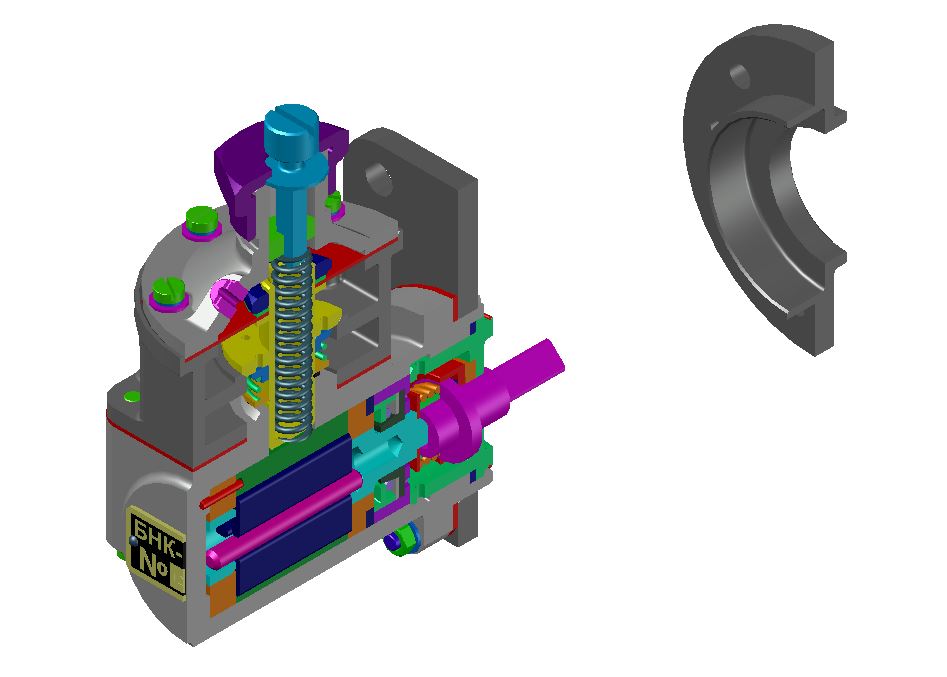 3D модель Бензиновый насос БНК-12БС.