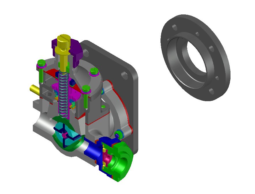 3D модель Бензиновый насос БНК-12БС.