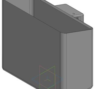 3D модель Черпак 2л для оснащения лодки ГИМС