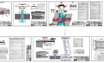 Чертеж Мост через %22Чимёнсая%22