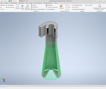 3D модель 3D модель циклона с обратным конусом ЦОК-11