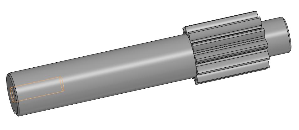 3D модель Вал-шестерня для полуавтомата розлива XRB-16