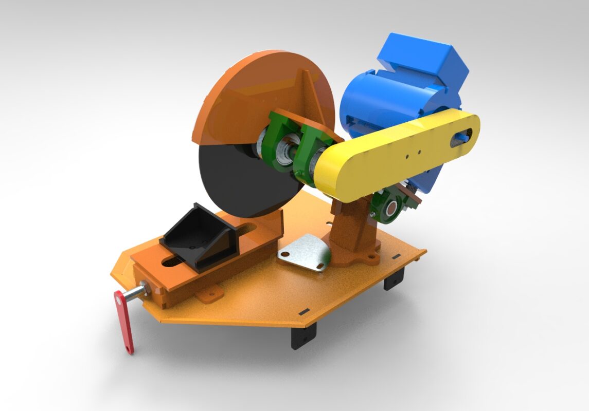 3D модель Дисковый отрезной станок по металлу 3D-модель