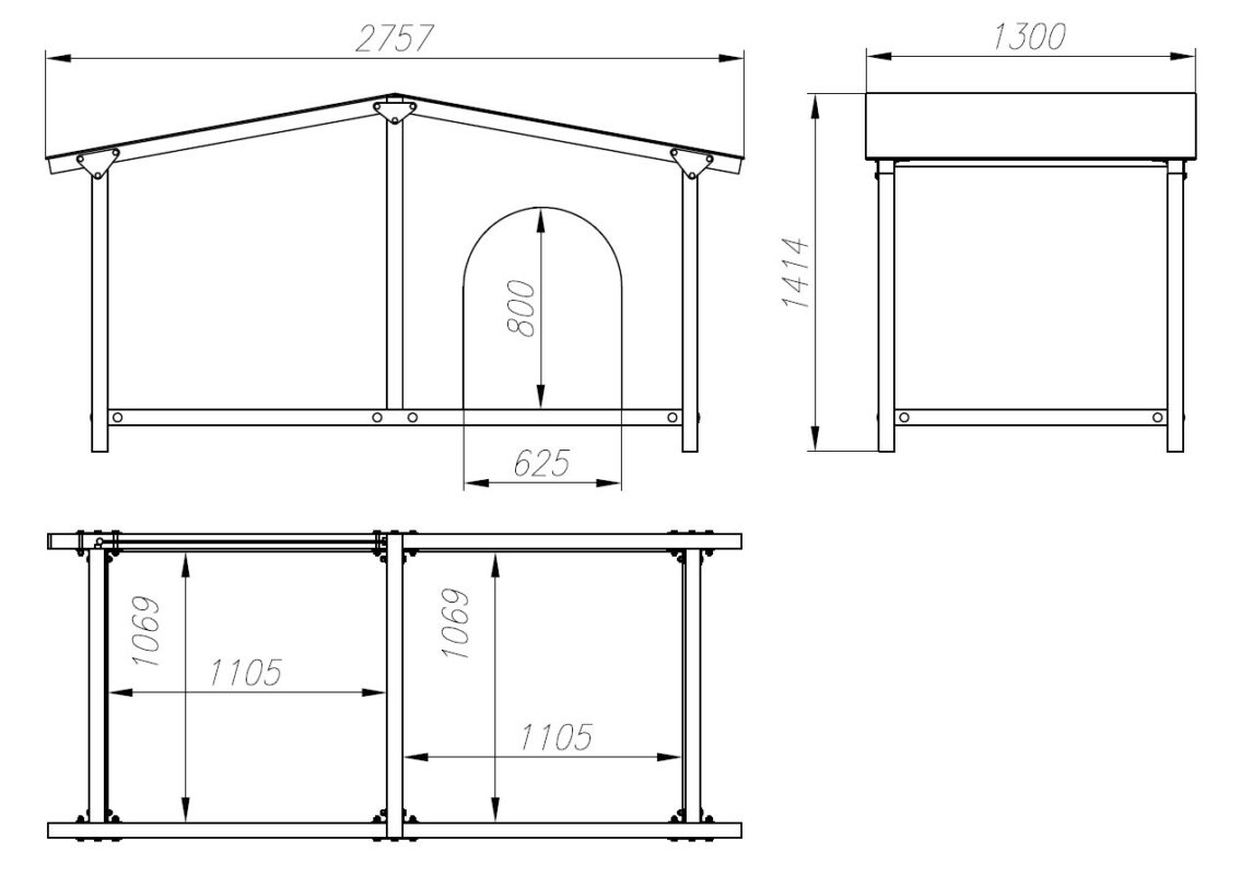 3D модель 3D модель конуры для собаки