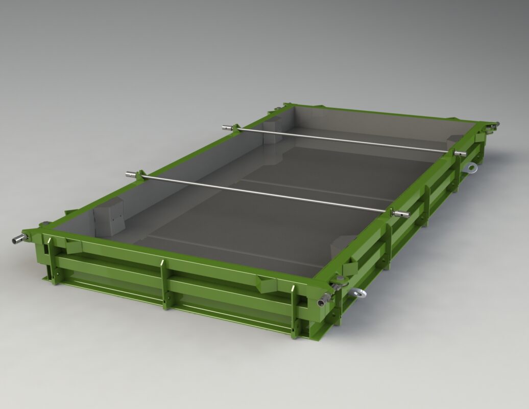 Чертеж Металлоформа на плиту дорожную 1П-30-15-10