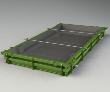 Чертеж Металлоформа на плиту дорожную 1П-30-15-10