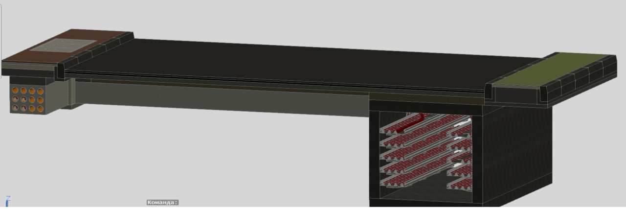 3D модель Трубная канализация (фрагмент)