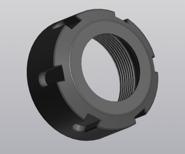 3D модель Гайка ER32UM