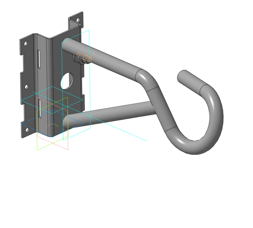 3D модель Крюк GDN16 SICAME