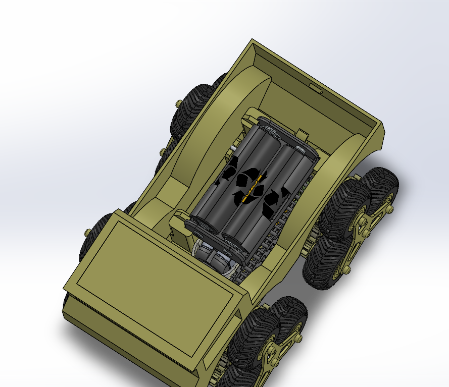 3D модель CWV Кластерный колесный автомобиль