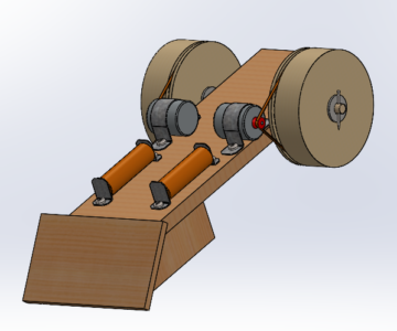 Чертеж Робот SUMO CAR