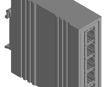 3D модель Промышленный коммутатор непрограммируемый TSX-U-5T