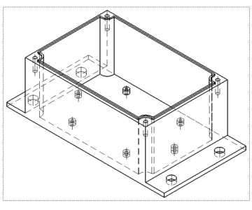 3D модель Корпус для устройства 100х68х50