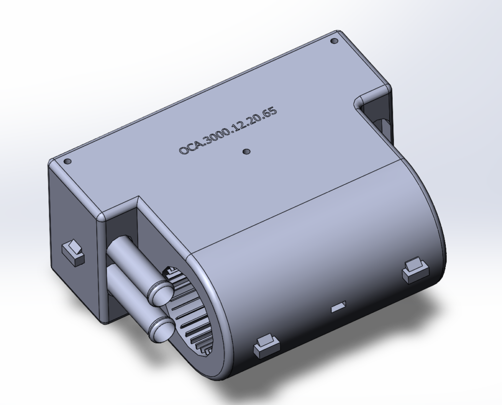 3D модель Отопитель салона универсал. ОСА.3000 (d-16мм) 24В (алюм.рад)