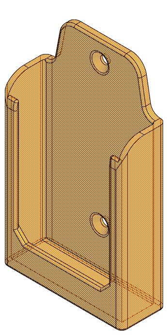 3D модель Карман для пульта сплит-системы Electrolux EACS-12