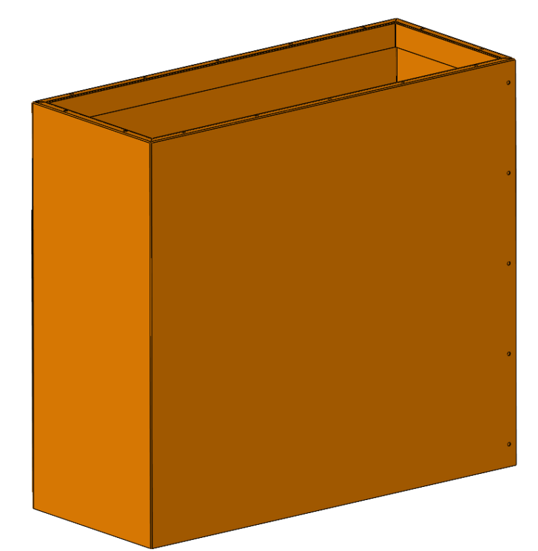 3D модель Кашпо металлическое (3 варианта типоразмера)