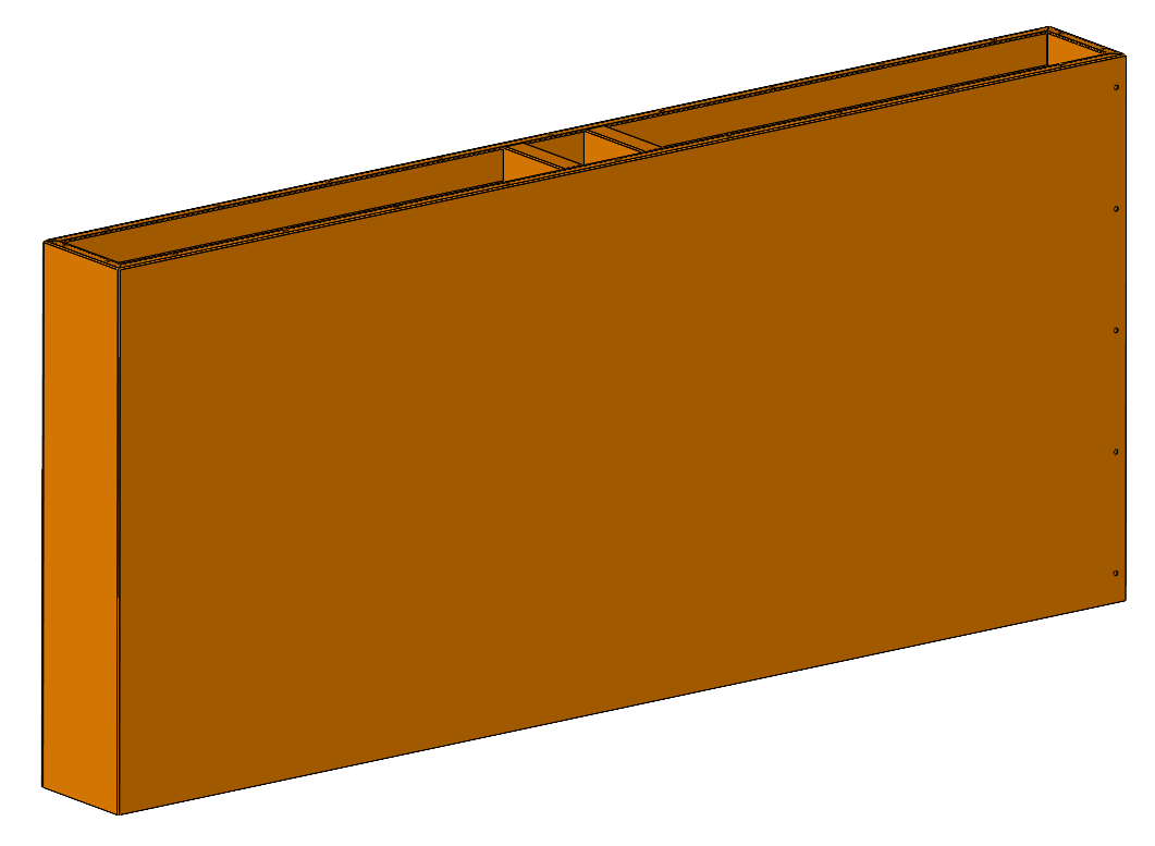 3D модель Кашпо металлическое (3 варианта типоразмера)