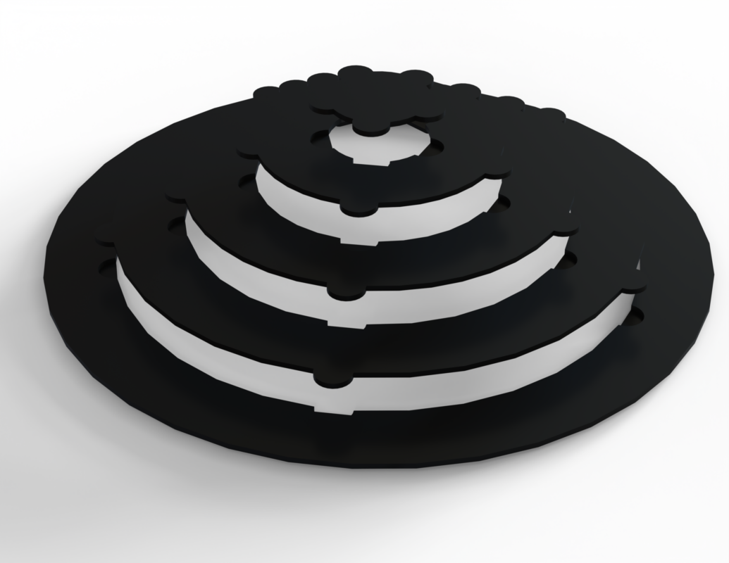 3D модель Кольца под казан