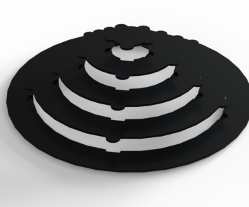 3D модель Кольца под казан