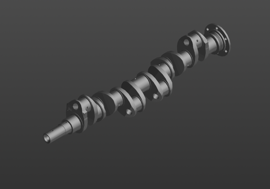 3D модель Вал коленчатый ЗИЛ-164 (150В-1005020)