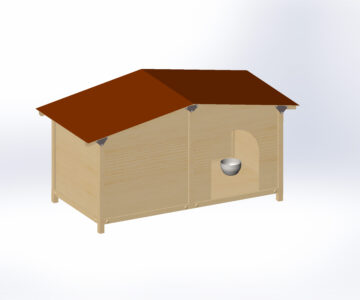 3D модель 3D модель конуры для собаки