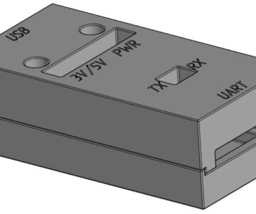 3D модель Корпус для платы CP210x