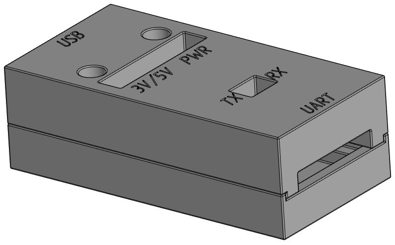 3D модель Корпус для платы CP210x