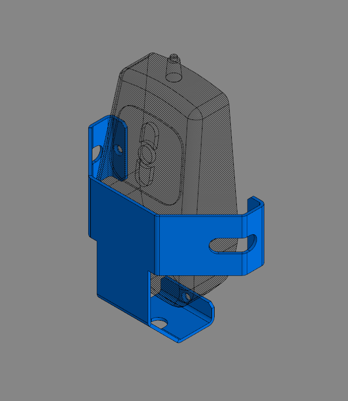 3D модель Кронштейн компьютерной мыши