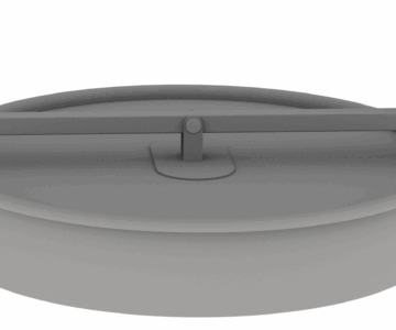 3D модель Люк молочный Ду500