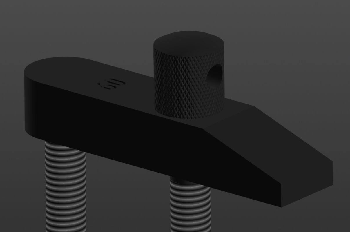 3D модель Струбцины параллельные (параметрическая 3D-сборка с исполнениями, 4 типоразмера)