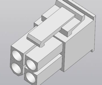 3D модель Розетка mf-4f