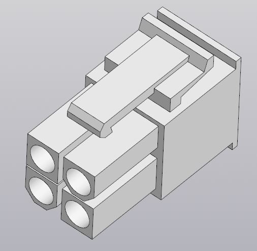 3D модель Розетка mf-4f