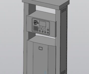 3D модель Колонка газораздаточная компримированного природного газа МГПЗ-100
